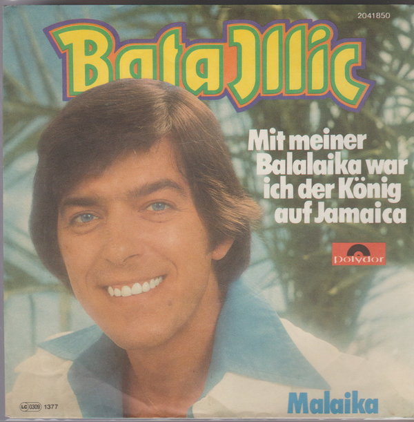 Bata Illic Mit meiner Balalaika war ich der König auf Jamaika 1977 Polydor Nur Cover