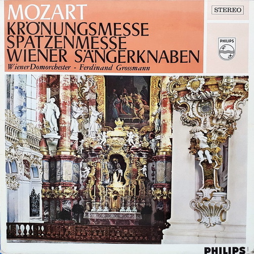 Mozart Krönungsmesse Spatzenmesse Wiener Sängerknaben Grossmann 12"