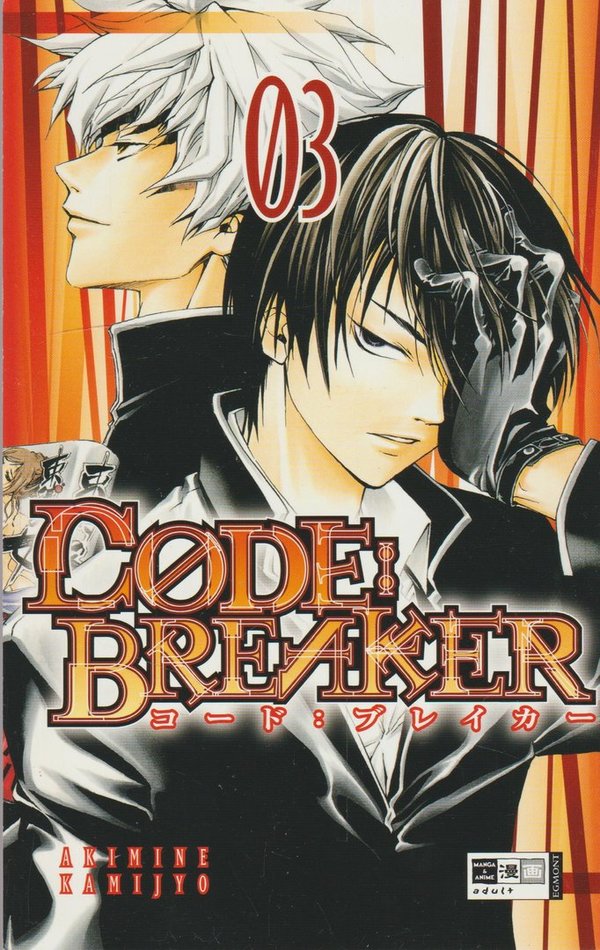 CODE:BREAKER Band 3 Egmont Manga 2010 von Akimine Kamijyo