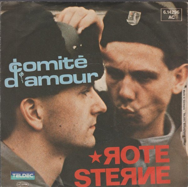 Comite D`Amour Rote Sterne * Telefon 1985 Teldec 7" Single