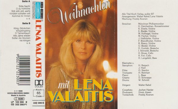 Lena Valaitis Weihnachten 1985 Koch International Cassette (MC)