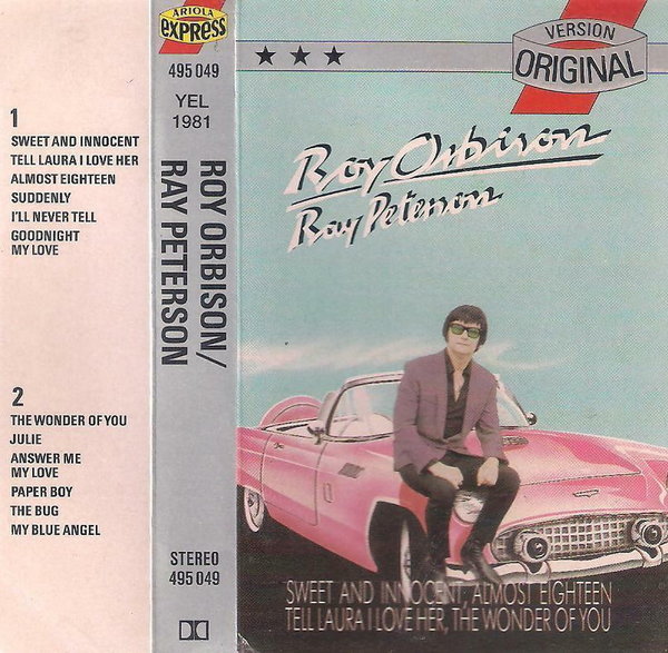 Roy Orbison & Roy Peterson 1989 Ariola Express  Cassette (MC)