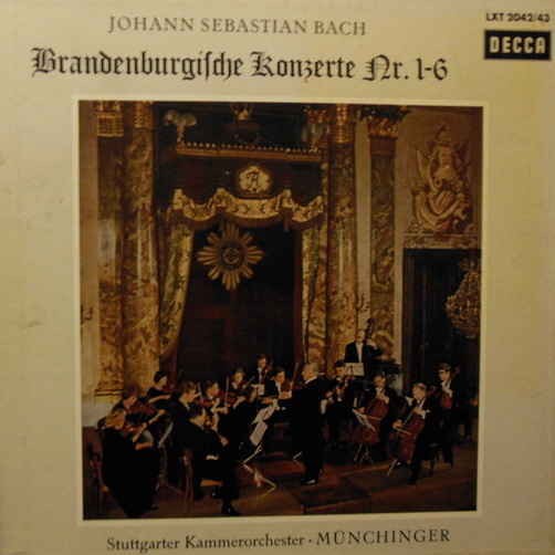 Johann Sebastian Bach Brandenburgische Konzerte Nr 1, 3, 6 DECCA 12" LP