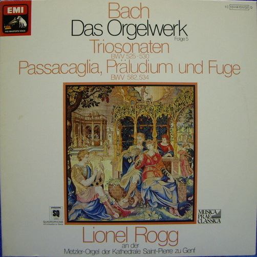 Johann Sebastian Bach Das Orgelwerk Folge 5 Sonaten für Orgeln 1-6 DLP 12"