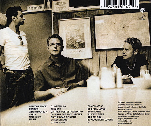 Depeche Mode ‎Exciter 2006 Intercord MUTE CD Album (Freelove)