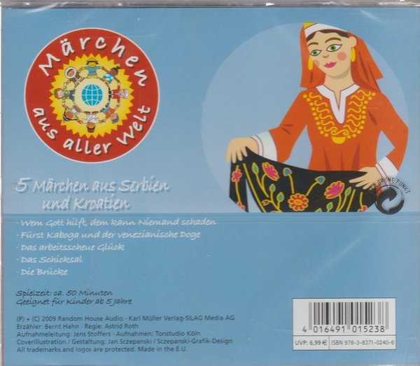 Märchen aus aller Welt 5 Märchen aus Serbien und Kroatien (Die Brücke) CD