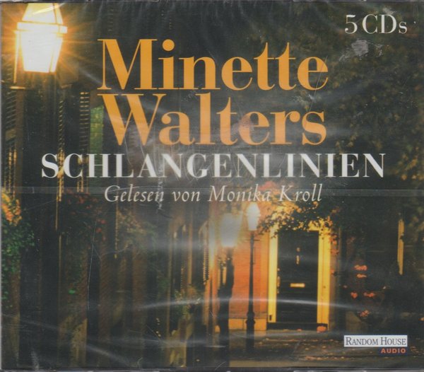 Minette Walters Schlangenlinien 2001 Random House 5 CD`s Krimi (OVP)