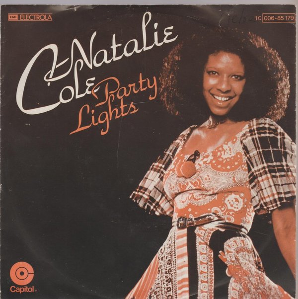 Natalie Cole Party Lights * Peaceful Living 1977 EMI Capitol 7" Single