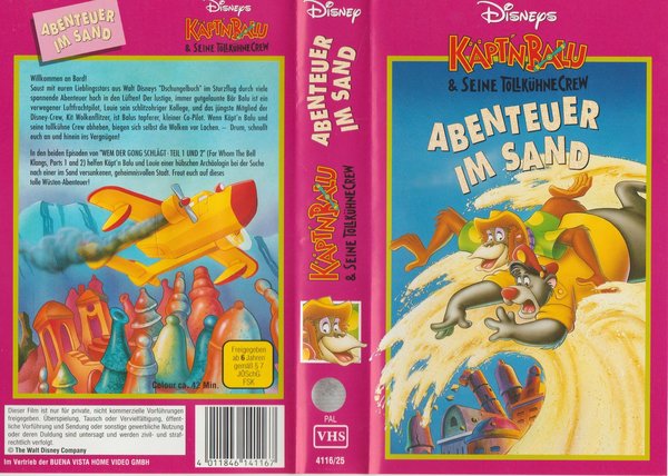 Disney Käpt`n Balu und seine tollkühne Crew Abenteuer im Sand VHS