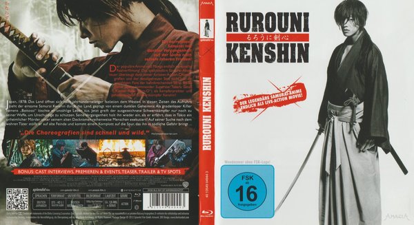 Rurouni Kenshin Takeru Satoh 2013 Splendid Amasia mit Wende-Cover