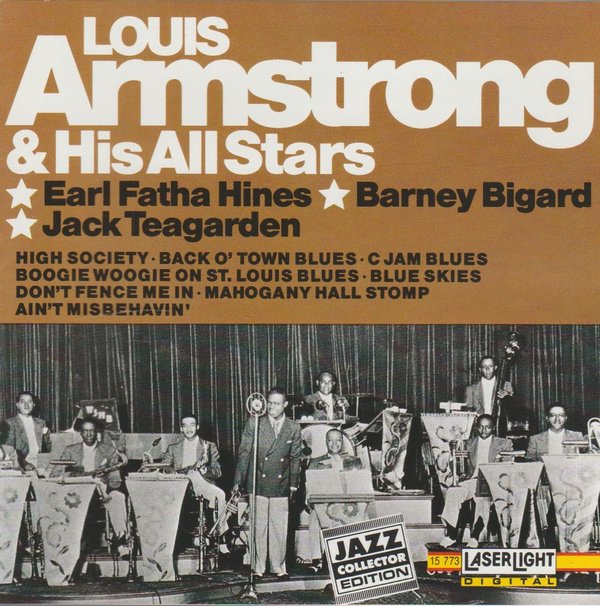Louis Armstrong And His Allstars LaserLight Digital 1992 CD Album
