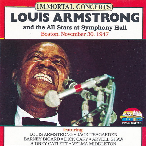 Louis Armstrong And The All Stars At Symphony Hall Giant Of Jazz CD Album