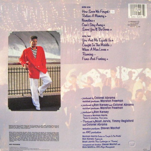 Colonel Abrams You And Me Equals Us (Can`t Stay Away) 1987 MCA 12" LP