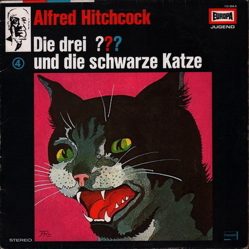 Alfred Hitchcock Die drei ??? und die schwarze Katze 12" LP Europa Folge 4