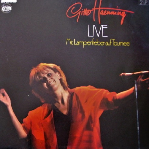 Gitte Henning Mit Lampenfieber auf Tournee Live 1984 Ariola Global 12" DLP
