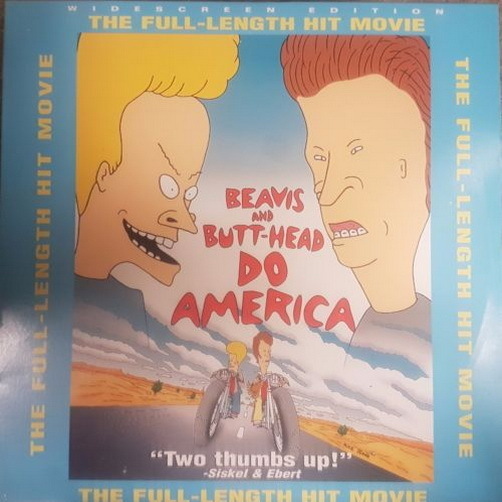 Beavis And Butt-Head Do America (The Full-Lenght Hit Movie) LASERDISC GEFFEN