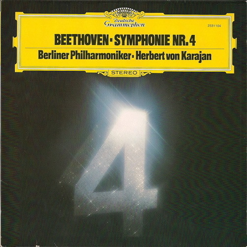 12" Beethoven Symphonie Nr. 4 Berliner Philharmoniker Herbert von Karajan DGG