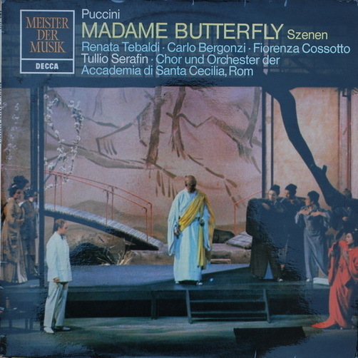 12" Puccini Madame Butterfly Szenen Renata Tebaldi Carlo Bergonzi DECCA