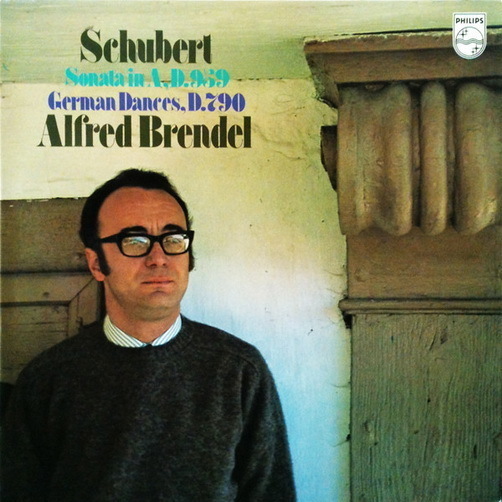 12" Schubert Sonate A-dur, D 959, Deutsche Tänze, D. 790 Alfred Brendel Philips