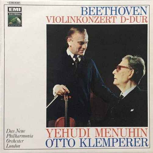 Beethoven Violinkonzert D-DUR Yehudi Menuhin Otto Klemperer EMI 12" LP