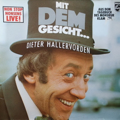 Dieter Hallervorden Mit dem Gesicht Non Stop Nonsens Live! 1976 Philips 12" NM