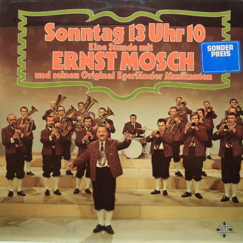 Ernst Mosch und seine Original Egerländer Sonntag 13 Uhr 10 Doppel LP 12" (NM)