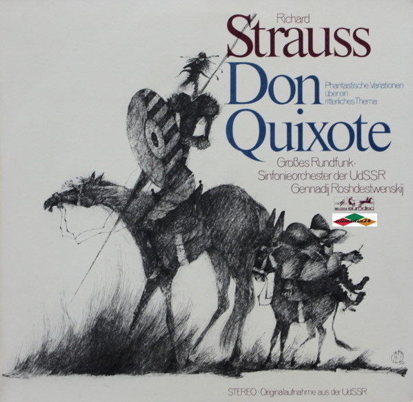 Richard Strauss Don Quixote Großes Rundfunk Sinfonieorchester der UDSSR 12"