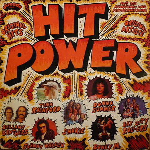 Hit Power Various Artists 12" LP Arcade (Hello, Bay City Rollers, Smokie)