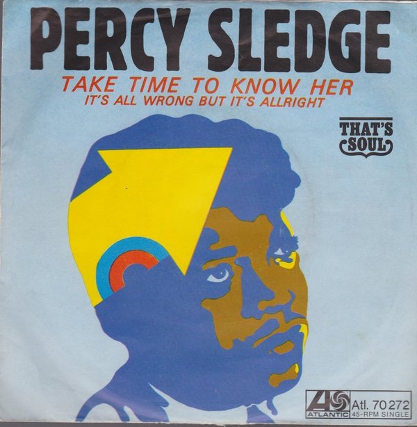 Percy Sledge Take Time To Know Her / It`s All Wrong But It`s Alright 7"