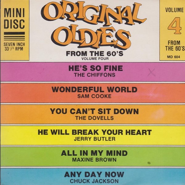 Original Oldies Volume 4 Mini LP 6 Titel (Chiffons, Dovells, Jerry Butler) 7"