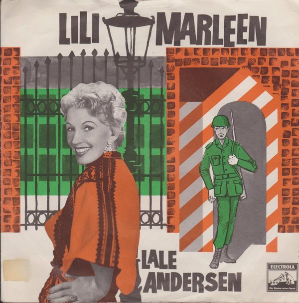 Lale Andersen Lili Marleen / Drei rote Rosen 60`s Electrola E 20 058 Single 7"
