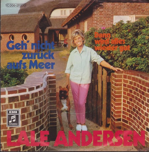 Lale Andersen Geh`nicht zurück aufs Meer (Coverversion) EMI Columbia 7"