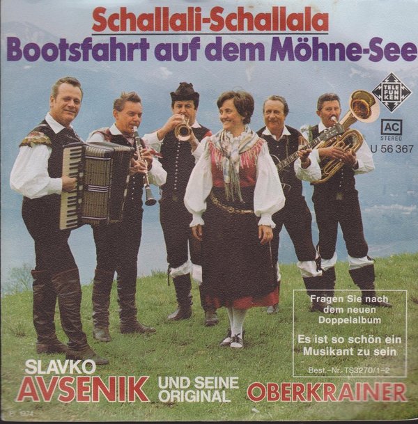 Slavko Avsenik und seine Original Oberkrainer Scallali-Schallala 1974 Telefunken 7"
