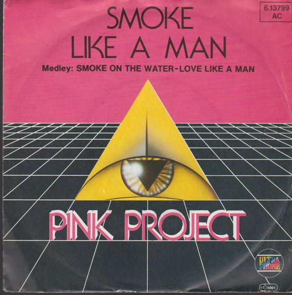 Pink Project Smoke Like A Man / Amama 1983 Teldec Ultra Phone 7"