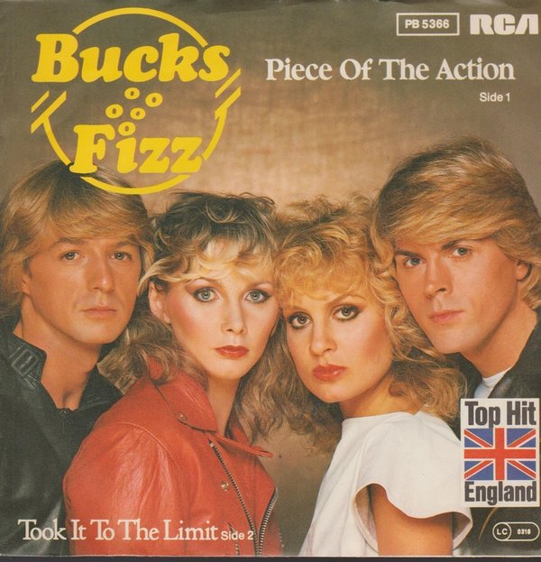 Bucks Fizz Piece Of The Action / Took It To The Limit 1981 RCA 7" Single