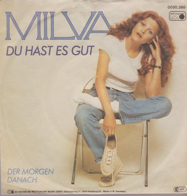 Milva Du hast es gut / Der Morgen danach 1981 Metronome 7" Single