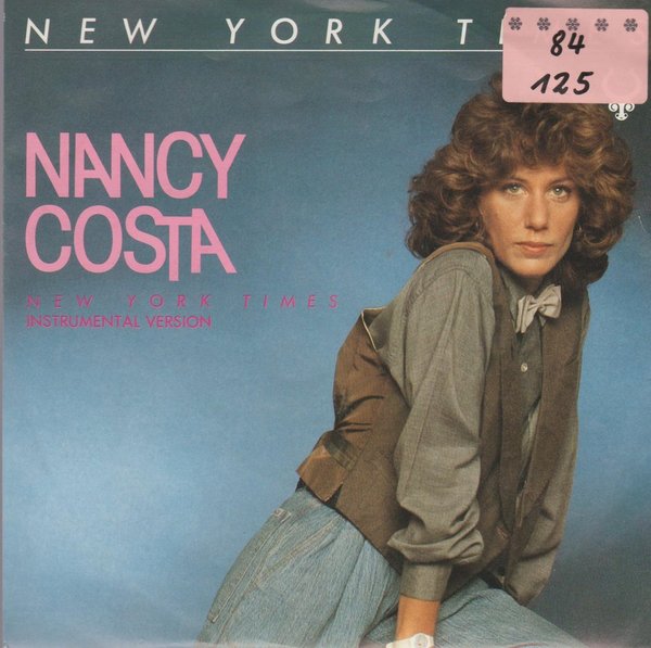 Nancy Costa New York Times (Vocal & Instrumental) 1984 Virgin 7" Single