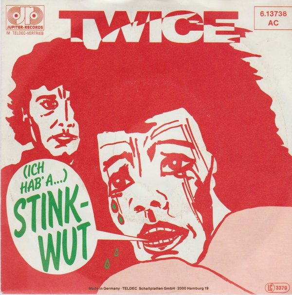 Twice Stinkwut / Vitamine 1983 Teldec Jupiter 7" Single