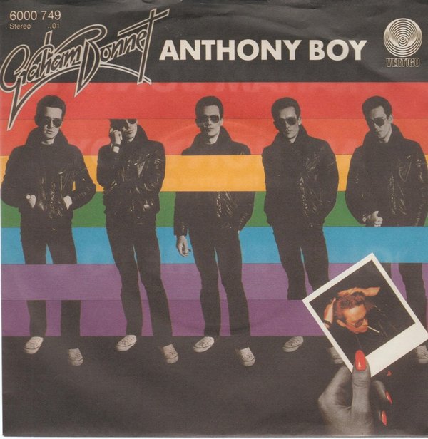Graham Bonnet Anthony Boy / Don`t Tell Me To Go 1981 Vertigo 7" Single