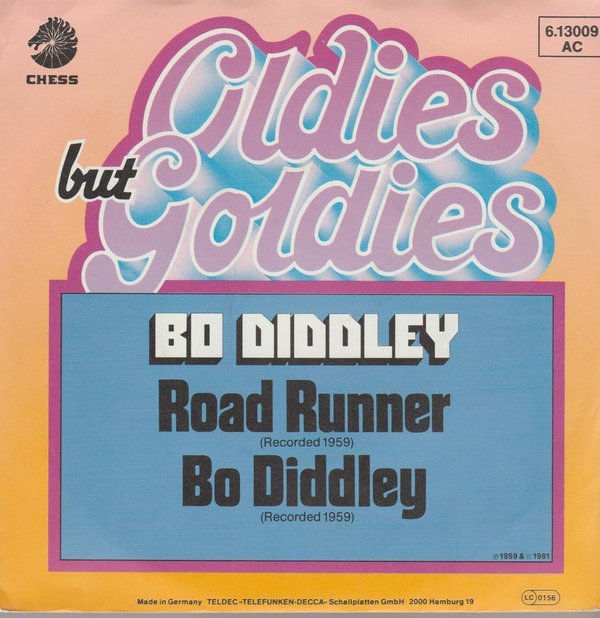 Bo Diddley Road Runner / Bo Diddley 1959 (Oldie) 7" Single Chess (Near Mint)