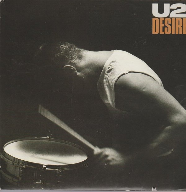 U2 Desire /  Hallelujah Here She Comes 1988 Island Records 7" Single (NM)