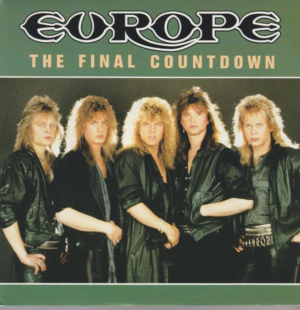 EUROPE The Final Countdown / On Broken Wings 1986 CBS 7" Single (NM)