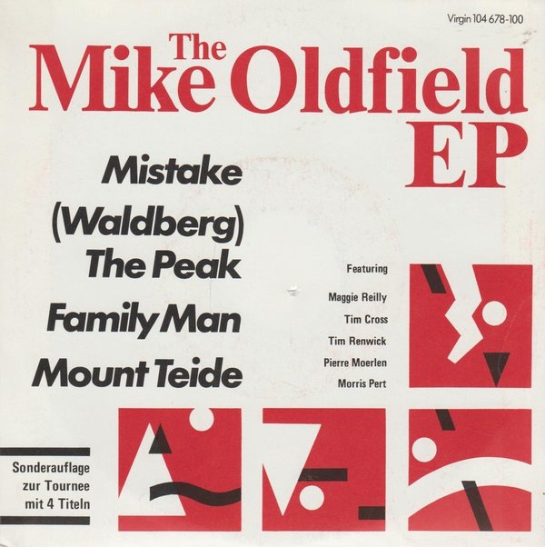 MIKE OLDFIELD Mistake / Family Man 1982 Virgin 7" Sonderauflage zur Tournee