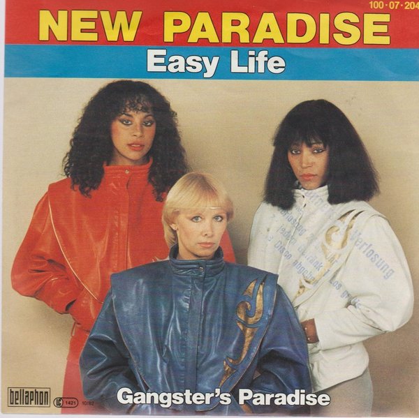 NEW PARADISE Easy Life / Gangsters´s Life 1982 Bellaphon 7" Single