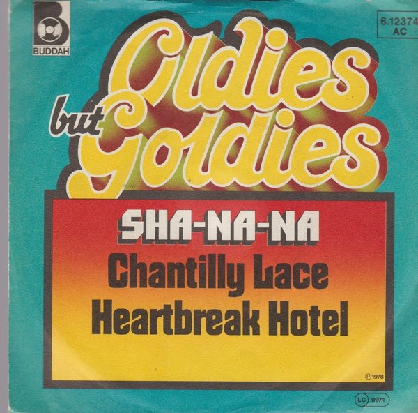 Sha-Na-Na Chantilly Lace / Heartbreak Hotel 1978 Buddha Records 7" Single