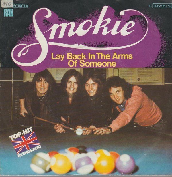 Smokie Lay Back In The Arms Of Someone / Here Lies A Man 1977 RAK 7"