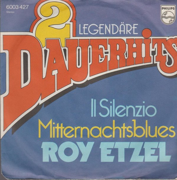 ROY ETZEL Il Silenzio / Mitternachtsblues 1965 Philips 7" Single (Oldie)