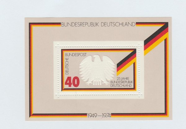100 Jahre Materialprüfung Berlin 1971 Zehner-Bogenteil Postfrisch Berlin MI 416