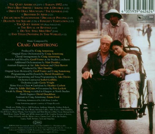 Craig Armstrong  The Quiet American Soundtrack Varese Sarabande CD (OVP)