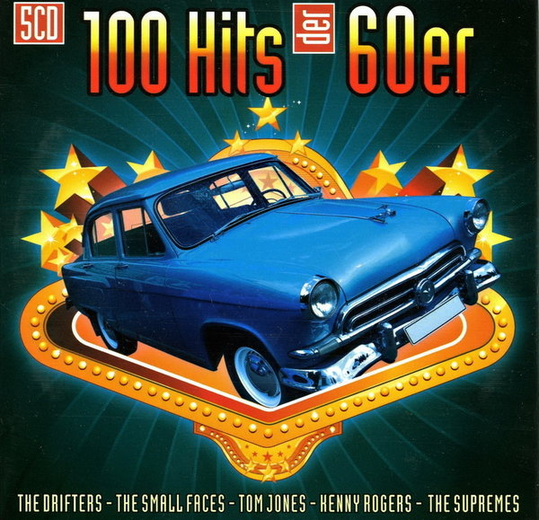 100 Hits der 60er (Drifters, Searchers, Zombies) 5 CD-Set Weton 2009